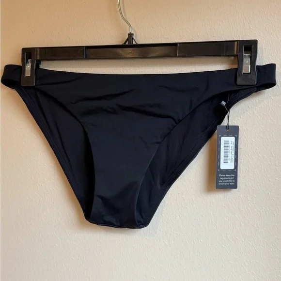 NWT CUUP Black Bikini Bottom size 4 (Large) - Picture 1 of 4